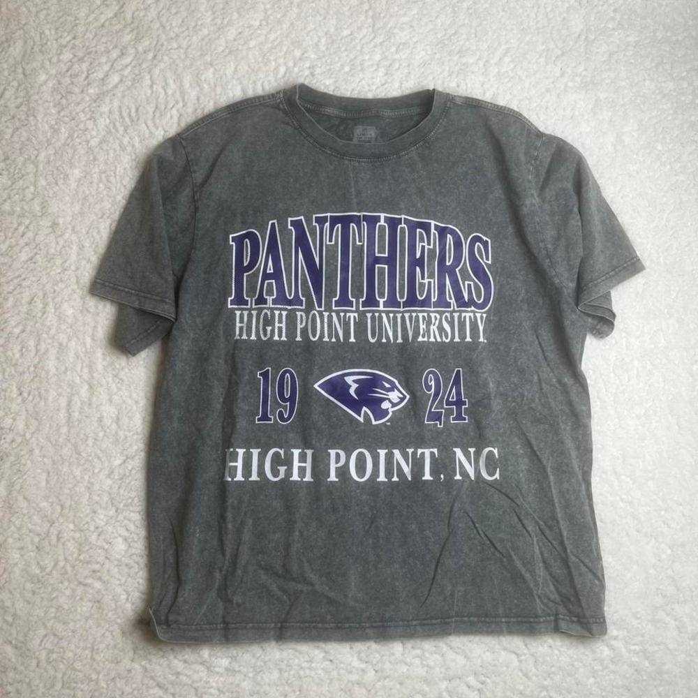 High point university men's grey retro style‎ tshirt